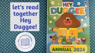 lets read together a Hey Duggee annual 2024 The crazy golf Badge The cheese Badge The Shadow Badge [upl. by Procto]