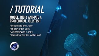 C4D TUTORIAL  Bioluminescent Jellyfish PT1  Modelling Rigging amp Animating Cinema 4D [upl. by Yentuoc995]