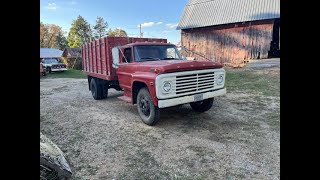 1968 Ford F600 gets Shocks amp Spring Bushings [upl. by Ynaffyt]