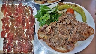 Turkish Lamb Doner Kebap Meat Homemade Baking Recipe [upl. by Akeber24]