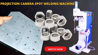 Projection Welder for Weld Nuts pneumatic spot welding machine for nut welding nutwelding gorang [upl. by Bathsheeb587]