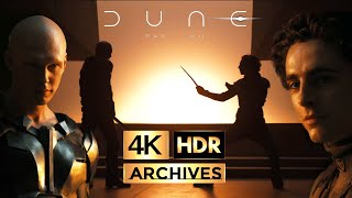 Dune Part 2  4K  HDR  Paul Atreides Vs FeydRautha Fight Scene 2024 [upl. by Ijar32]