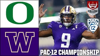 Pac12 Championship Game Oregon Ducks vs Washington Huskies  Full Game Highlights [upl. by Curzon]