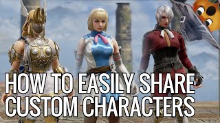 How to Easily Share Characters in Soul Calibur 6  SC6Save Guide [upl. by Leandre]