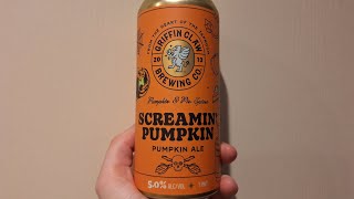 Pumpkin Beer Week  Griffin Claw  Screamin Pumpkin  USA 🇺🇸 [upl. by Lemaj]