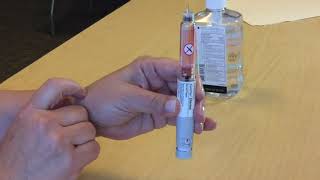 How to prime your insulin pen [upl. by Lockwood]