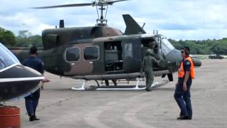 SAREX 2013 Bell212 Royal Thai Army Arrival  กองบิน 23 อุดรธานี [upl. by Ergener]