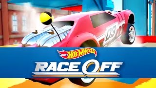 STUNT EM  Hot Wheels Race Off  Hot Wheels Gaming  HotWheels [upl. by Adlog]