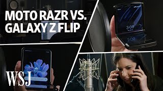 Motorola Razr vs Samsung Galaxy Z Flip The Musical Review  WSJ [upl. by Leahcym78]