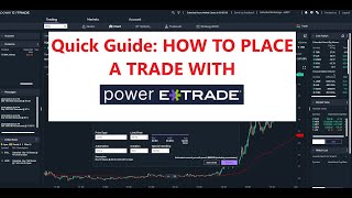 Power Etrade For Beginners  How to Place a Trade with Power Etrade [upl. by Santa]