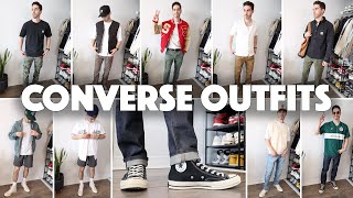 How to Style Converse Chuck Taylor  Outfit Ideas [upl. by Ahsonek231]