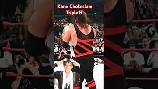 Kane Chokeslam To Triple H wwe kane wrestling chokeslam [upl. by Fidela43]