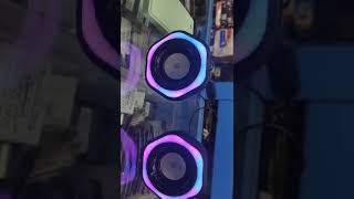 Portronics in tune 4 desktop speaker with RGB light 12W youtubeshortsportronicsreelsgamingviral [upl. by Annia]