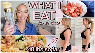 WHAT I EAT IN A DAY for WEIGHT LOSS  HONEST NOOM REVIEW  Emily Norris AD [upl. by Leugar]