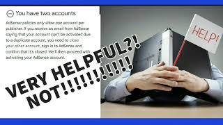 how to fix duplicate adsense account close duplicate adsense account coming soon full process [upl. by Noirad]