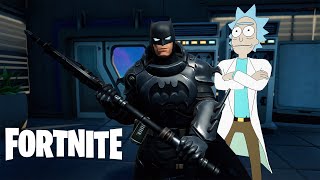 Fortnite  Armored Batman Gameplay and Batarang Axe Code Giveway [upl. by Aicineohp]