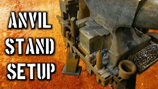 My Homemade Anvil Stand Setup [upl. by Verada]