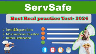 ServSafe Manager Practice Test 2024  best 40 Questions [upl. by Ardekal]