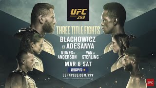 UFC 259 Adesanya vs Blachowicz  Trailer Music VocalCommentary Cut Edit  quotLegendquot [upl. by Irving]