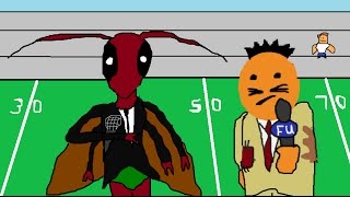 Super Bowl 50 Return of Cricket Man Toon Tuesday [upl. by Nolitta710]