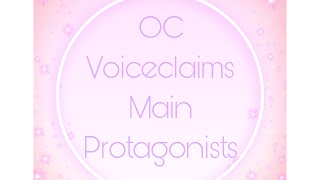 Main Protagonist Voice Claims [upl. by Kenji]