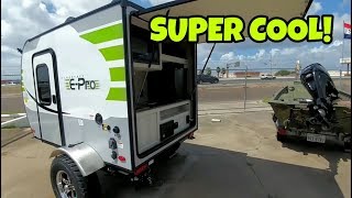 Coolest little Travel Trailer Ive seen EPro A BugOut RV [upl. by Daune118]