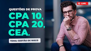 Principais Questões de Gestão de Risco para CPA 10 CPA 20 e CEA [upl. by Shutz445]