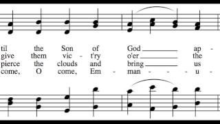 O Come O Come Emmanuel  All Parts  Learn How to Sing Christmas Carols [upl. by Amberly]