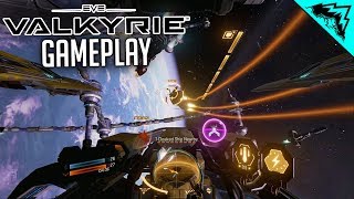 EPIC SPACE BATTLES  Eve Valkyrie WARZONE Gameplay [upl. by Enogitna]