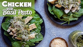 Keto Chicken Breast with Basil Pesto Sauce [upl. by Aniarrol275]