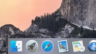 Présentation et démonstration du DOCK sur OS X 1010 Yosemite [upl. by Annaert]