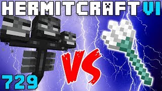 Hermitcraft VI 729 WITHER VS TRIDENT [upl. by Jago]