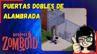 Como hacer puertas de alambrada en PROJECT ZOMBOID 🚪 [upl. by Theresina464]