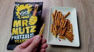 Mr Nutz Pretzel Peanut Butter Mini Bites 🥜 Knusprige kleine Gebäckstangen gefüllt mit Erdnusscreme [upl. by Reppart]