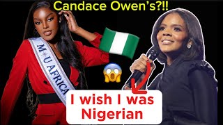 Candace Owen’s Praises Nigeria amp Chidinma Amidst The Whole Drama Says She’s a Nigerian Stan😮 [upl. by Ehttam]