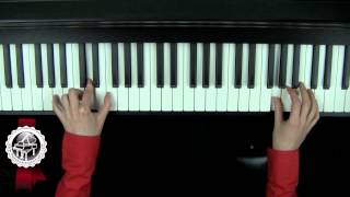 GOUNOD  BACH  quotAve Mariaquot Piano Tutorial SLOW 22 [upl. by Nit395]