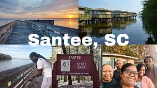 Santee Sc State Park  Cabin Trip  Travel Vlog  Charleston SC  Family Vacation and Fishing [upl. by Pevzner344]