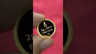 Senco Gold 2 Gram 24K Gold Coin 9999 Purity shorts youtubeshorts gold coin mmtc [upl. by Cobbie192]