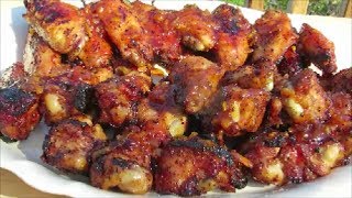 Grilled Chicken Wings  Sweet amp Spicy Wing Recipe  Weber Grill [upl. by Ahsiea688]