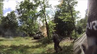 WW2 Reenactment Public Event Panzerfaust hit CO2 Powered [upl. by Shreve127]