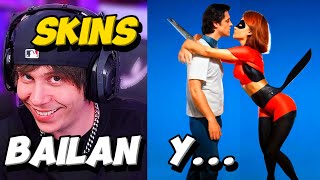 RUBIUS JUEGA a TORNEO DE BAILE CON SU SKIN y ELASTIGIRL en FORTNITE  The Incredibles [upl. by Ittocs]