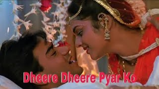 Dheere Dheere Pyar Ko Badhana Hai sung by  navinkumar  Phool Aur Kaante [upl. by Burrus]