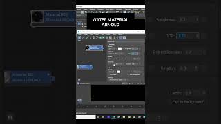 Beginners guide to create Water with Arnold materials in 3ds max 2024 znastudio 3dsmax [upl. by Kroll]