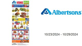 Albertsons Weekly Ad US  10232024  10292024 [upl. by Enala]