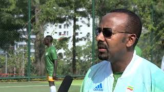 The Legends Playing Football with the Legend Ethiopian PM abiyahmed [upl. by Wolfgang]