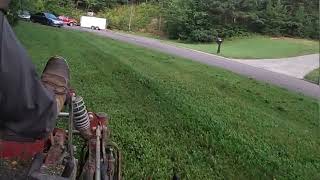 POV MOWING WITH FERRIS ISX 2200 MOWER  ENJOY [upl. by Hereld]