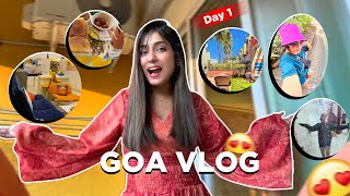 Goa Vlog 2023  Best hotel room tour in north goa  Things to do in North Goa 🏝️ [upl. by Annmarie896]