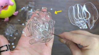 Making crystal flowers  crafts with plastic spoons  flowers with spoons  ideas and crafts [upl. by Sadnac]