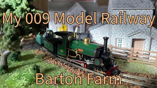 My 009 Model Railway Barton Farm [upl. by Nalorac962]