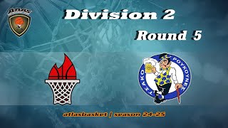 Atlasbasket  Div 2Round 5  TINDER BOLOGNA vs ΤΣΑΚΟΡΟΥΚΟΥΝΕΣ [upl. by Suired]